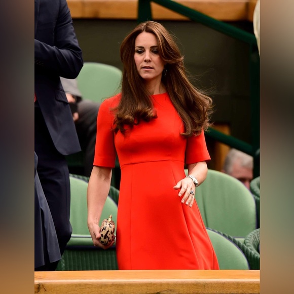 L.K. Bennett Red Cayla Dress - Picture 4 of 16